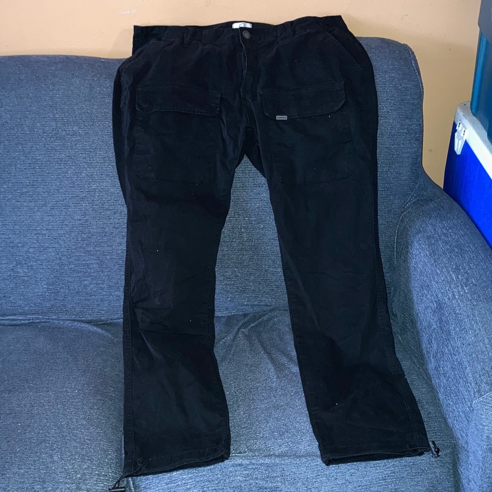 Classic Black Cargo Pants for Men